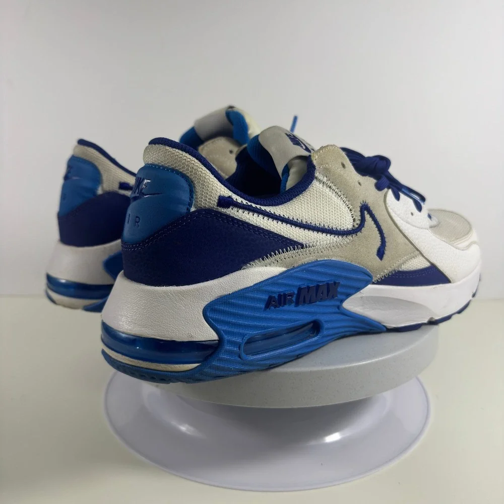Nike Air Max Excee Sneakers Blue White Mesh Lace Up Men Size 11